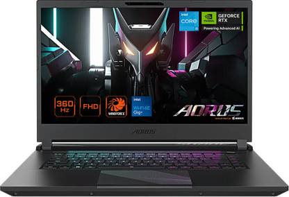 GIGABYTE AORUS Series Intel Core i5 12th Gen 12500H - (8 GB/512 GB SSD/Windows 11 Home/6 GB Graphics/NVIDIA GeForce RTX 4050) AORUS 15 9MF-E2IN583SH Gaming Laptop
