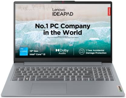 Lenovo IdeaPad Slim 3 Intel Core i3 13th Gen 1305U - (8 GB/512 GB SSD/Windows 11 Home) 15IRU8 Thin and Light Laptop