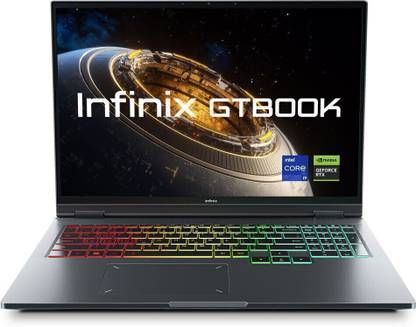 Infinix GT Book Intel Core i9 13th Gen 13900H - (32 GB/1 TB SSD/Windows 11 Home/8 GB Graphics/NVIDIA GeForce RTX 4060/90 W) GL613 Gaming Laptop
