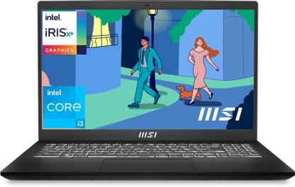 MSI Modern 15 Intel Core i3 12th Gen 1215U - (8 GB/512 GB SSD/Windows 11 Home) Modern 15 B12MO Business Laptop