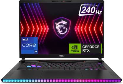 MSI Raider GE68 HX Intel Core i9 14th Gen 14900HX - (32 GB/1 TB SSD/Windows 11 Home/12 GB Graphics/NVIDIA GeForce RTX 4080) Raider GE68 HX 14VHG-460IN Gaming Laptop