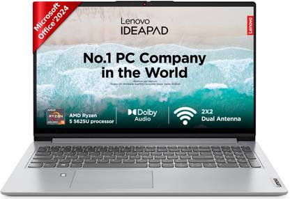 Lenovo IdeaPad Slim 1 AMD Ryzen 5 Hexa Core 5500U - (8 GB/512 GB SSD/Windows 11 Home) 15ACL6 | 15ALC7 2 Thin and Light Laptop