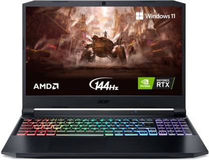 Acer Nitro 5 AMD Ryzen 5 Hexa Core 5600H - (16 GB/1 TB HDD/512 GB SSD/Windows 11 Home/4 GB Graphics/NVIDIA GeForce RTX 3050) AN515-45 Gaming Laptop