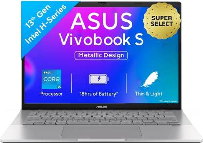 ASUS Vivobook S14 (2025) with Office 2024 + M365 Basic*, Backlit Keyboard, Intel Core i5 13th Gen 13420H - (16 GB/512 GB SSD/Windows 11 Home) S3407VA-LY033WS Thin and Light Laptop