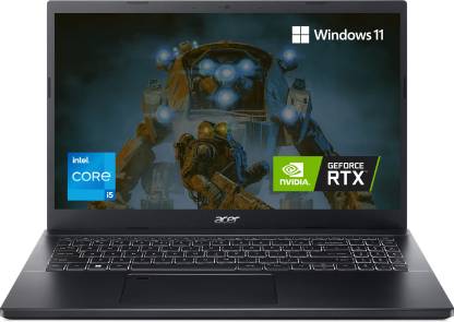 Acer Aspire 7 Intel Core i5 12th Gen 1240P - (8 GB/512 GB SSD/Windows 11 Home/4 GB Graphics/NVIDIA GeForce RTX 3050) A715-51G Gaming Laptop