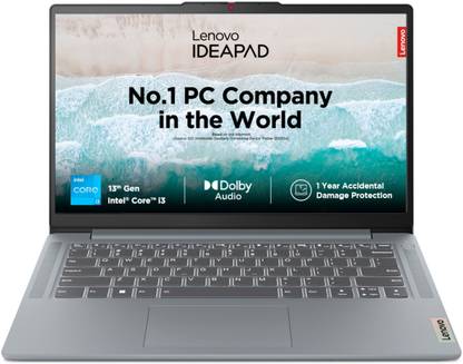 Lenovo IdeaPad Slim 3 Intel Core i3 13th Gen 1305U - (8 GB/512 GB SSD/Windows 11 Home) 14IRU8 Thin and Light Laptop