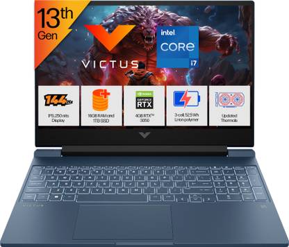 HP Victus Intel Core i7 12th Gen 12650H - (16 GB/1 TB SSD/Windows 11 Home/4 GB Graphics/NVIDIA GeForce RTX 3050A) Victus 15-fa1389TX/ Fa1402tx Gaming Laptop