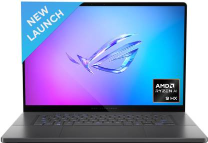 ASUS ROG Zephyrus G16 (2024) - AI PC, with 90W battery, AMD Ryzen AI 9 12 Core HX 370 - (16 GB/1 TB SSD/Windows 11 Home/8 GB Graphics/NVIDIA GeForce RTX 4060/240 Hz/105 W) GA605WV-QP078WS Gaming Laptop