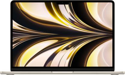 APPLE 2022 MacBook AIR M2 – (8 GB/256 GB SSD/Mac OS Monterey) MLY13HN/A  (13.6 Inch, Starlight, 1.24 kg)