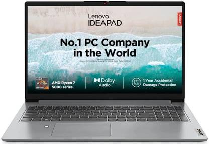 Lenovo IdeaPad 1 AMD Ryzen 7 Octa Core 5700U - (16 GB/512 GB SSD/Windows 11 Home) 15ALC7 Thin and Light Laptop