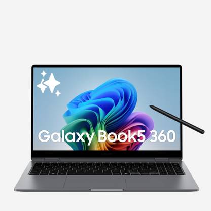 SAMSUNG Galaxy Book5 360 AI PC Full Metal Chasis Intel Core Ultra 7 256V - (16 GB/512 GB SSD/Windows 11 Home) NP750QHA 2 in 1 Laptop