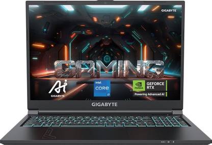 GIGABYTE G6 KF-H3IN853SH Intel Core i7 13th Gen 13620H - (16 GB/512 GB SSD/Windows 11 Home/8 GB Graphics/NVIDIA GeForce RTX 4060/165 Hz) G6 KF-H3IN853SH Gaming Laptop