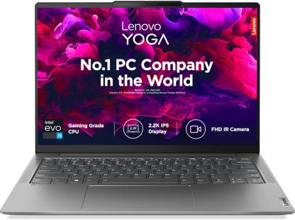 Lenovo Yoga Slim 6 Intel Core i5 12th Gen 1240P - (16 GB/512 GB SSD/Windows 11 Home) 14IAP8 Thin and Light Laptop