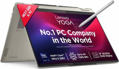 Lenovo Yoga 7 2-in-1 Intel Core Ultra 5 226V - (16 GB/1 TB SSD/Windows 11 Home) 14ILL10 2 in 1 Laptop