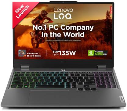 Lenovo LOQ AMD Ryzen 7 Octa Core 8845HS - (16 GB/1 TB SSD/Windows 11 Home/8 GB Graphics/NVIDIA GeForce RTX 4060) 15AHP9 Gaming Laptop