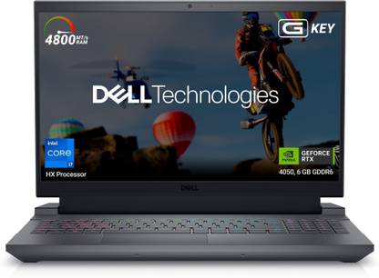 DELL G15 Intel Core i7 13th Gen 13650HX - (16 GB/1 TB SSD/Windows 11 Home/6 GB Graphics/NVIDIA GeForce RTX 4050/165 Hz) 5530 Gaming Laptop