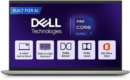 DELL Inspiron Intel Core Ultra 7 155H - (16 GB/1 TB SSD/Windows 11 Home) 5330 Thin and Light Laptop
