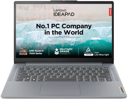 Lenovo IdeaPad Slim 3 AMD Ryzen 3 Quad Core 7320U - (8 GB/512 GB SSD/Windows 11 Home) 14AMN8 Thin and Light Laptop