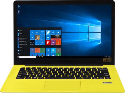 Avita PURA E 14 AMD Ryzen 5 Quad Core 3500U - (8 GB/512 GB SSD/Windows 11 Home) NS14A6INV561-SHGYB Thin and Light Laptop