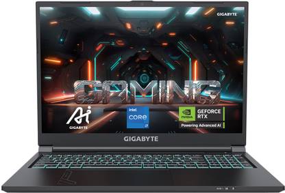 GIGABYTE G6 MF-H2IN853KH Intel Core i7 13th Gen G Series - (16 GB/512 GB SSD/Windows 11 Home/6 GB Graphics/NVIDIA GeForce RTX 4050/165 Hz) G6 MF-H2IN853KH Gaming Laptop