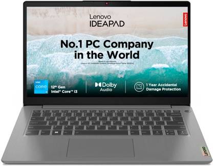 Lenovo IdeaPad 3 Intel Core i3 12th Gen 1215U - (16 GB/512 GB SSD/Windows 11 Home) 14IAU7 Thin and Light Laptop