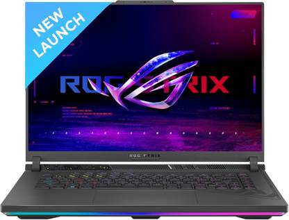 ASUS ROG Strix G16 with 90WHr Battery Intel HX-Series Intel Core i9 13th Gen 13980HX - (16 GB/1 TB SSD/Windows 11 Home/8 GB Graphics/NVIDIA GeForce RTX 4070/240 HZ/140 TGP) G614JI-N4151WS Gaming Laptop