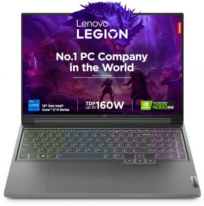 Lenovo Legion Slim 5 Intel Core i7 13th Gen 13620H - (16 GB/1 TB SSD/Windows 11 Home/8 GB Graphics/NVIDIA GeForce RTX 4060) 16IRH8 Gaming Laptop