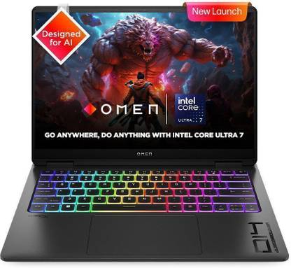 HP OMEN AI PC OLED Intel Core Ultra 7 155H - (16 GB/1 TB SSD/Windows 11 Home/8 GB Graphics/NVIDIA GeForce RTX 4060/120 Hz) 14-fb0007TX Gaming Laptop