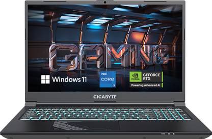 GIGABYTE G5 KF5-H3IN353KH Intel Core i7 13th Gen G Series - (16 GB/512 GB SSD/Windows 11 Home/8 GB Graphics/NVIDIA GeForce RTX NVIDIA GeForce RTX4060 Laptop GPU 8GB GDDR6/144 Hz) G5 KF5-H3IN353KH Gaming Laptop