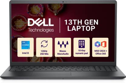 DELL 15 Intel Core i5 13th Gen 1334U - (8 GB/512 GB SSD/Windows 11 Home) 3530 Thin and Light Laptop