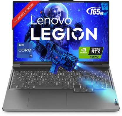Lenovo Legion Slim 7 Intel Intel Core i9 13th Gen 13900H - (32 GB/1 TB SSD/Windows 11 Home/8 GB Graphics/NVIDIA GeForce RTX 4070) 16IRH8 Gaming Laptop