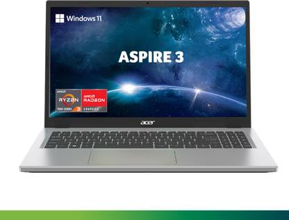 [For ICICI Credit Card] Acer Aspire 3 Ryzen 3 Quad Core 7320U – (8 GB/256 GB SSD/Windows 11 Home) A315-24P Thin and Light Laptop  (15.6 Inch, Pure Silver, 1.78 Kg)