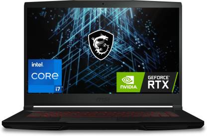 MSI GF63 Intel Core i7 11th Gen 11800H - (16 GB/1 TB HDD/256 GB SSD/Windows 11 Home/4 GB Graphics/NVIDIA GeForce RTX 3050/144 Hz) GF63 Thin 11UC-1294IN Gaming Laptop