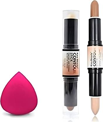 Dhanmann Professionals Beauty Highlighter, Contour Bronzer with Blender Puff for Makeup Concealer