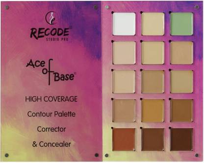 recode Ace of Base High Coverage Contour, Corrector & Concealer Palette - 52 gm Concealer