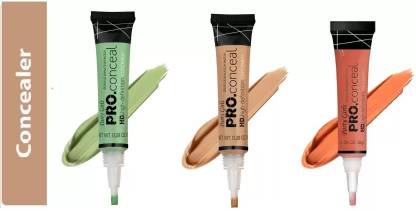 Marie Huda Pro HD Conceal Corrector Concealer 8 gr (ORANGE+BEIGE + Greean )  Concealer