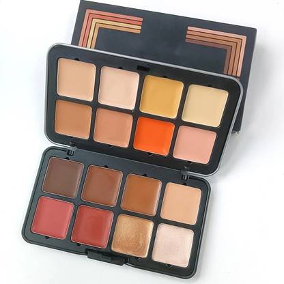 LOVE HUDA Professional Waterproof Makeup Contouring Camouflage HD Concealer Palette Concealer