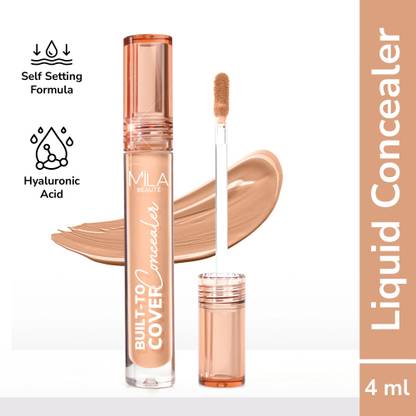 MILA BEAUTÉ Built To Cover Matte Liquid Concealer Waterproof Full Coverage Concealer