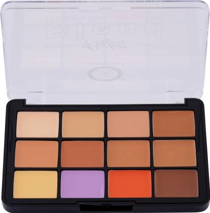 FASHION COLOUR Perfect Blend Palette for Correcting, Highlighting & Contouring | 12 Shades Concealer