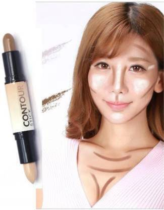 SKINPLUS Highlighter and Contour Stick ( 2 in 1 )  Concealer