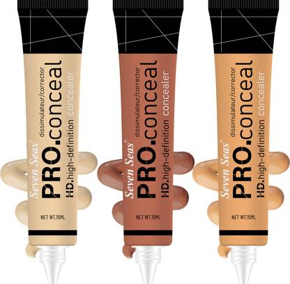 Seven Seas Pro Conceal, High Definition Concealer, Dissimulateur Corrector Concealer