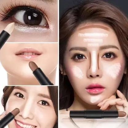 Liptick Natural finish contour stick pack of 2 Concealer