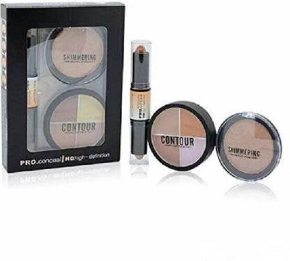 Rsentera Face 3in1 Contour Kit 23001B Concealer (Multicolor, 34 g) (3 Items in the set) Concealer