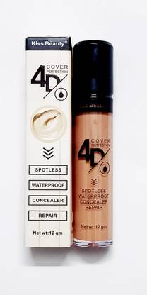 Kiss Beauty 4D Cover Perfection Spotless Waterproof  Concealer