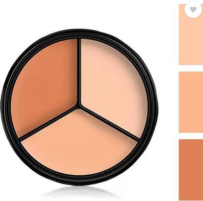 AASAKT Tri Color Concealer Palette, Moisturizing & Waterproof Lasting Matte Conceal Concealer