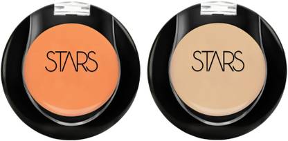Star's Cosmetics Face Makeup Cream Concealer For All Skin Types, Pack of 2 Concealer