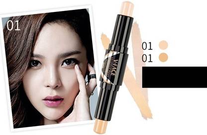 JANOST 2in1 V-FACE Concealer Highlighter & Contour Dou Stick  Concealer