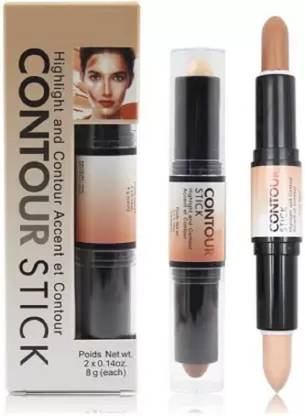 JANOST 2 In 1 Highlighter and Stick Concealer Bronzer  Concealer