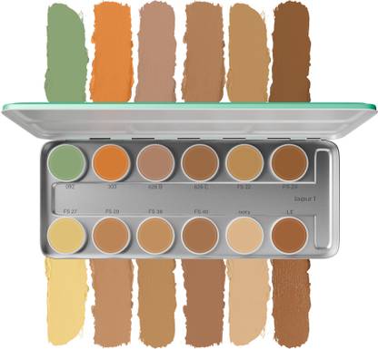 Beauty Berry Ultra HD 12 Multicolour Base Concealer and Corrector Palette Concealer
