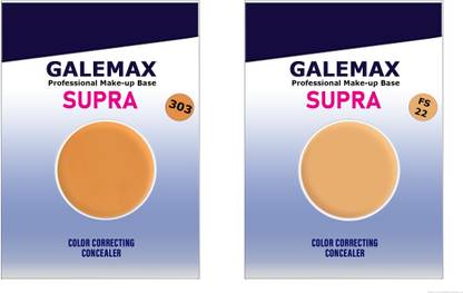 GALEMAX Supra professional makeup base Color Correctiong Concealer foundation FS 303&22 Concealer